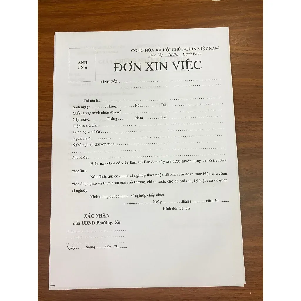 50+ mẫu hồ sơ xin việc công nhân chuẩn chỉnh ấn tượng · ảnh 1