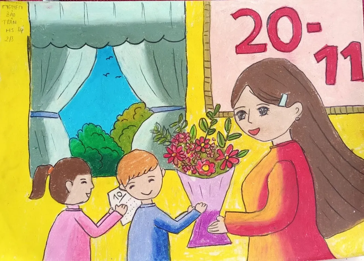 Vẽ tranh 20 11 đơn giản đẹp đẹp nhất 2026 — bộ sưu tập mới · ảnh 2