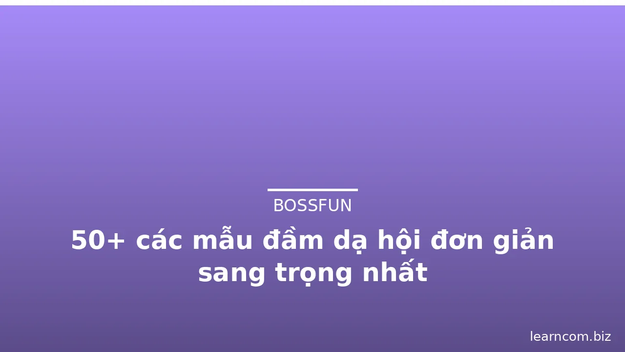 50+ các mẫu đầm dạ hội đơn giản sang trọng nhất · ảnh 3